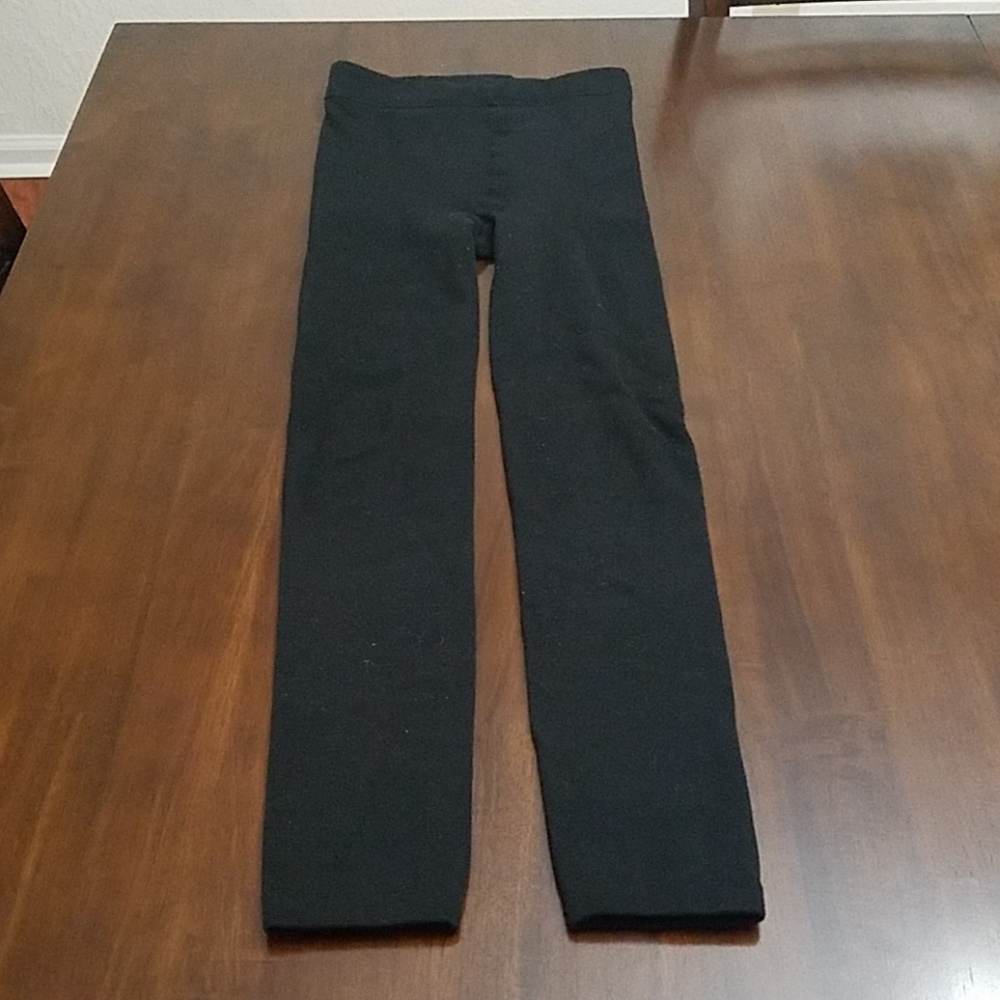 Steve Madden Black M/T Fleece-Lined Opaque Tights